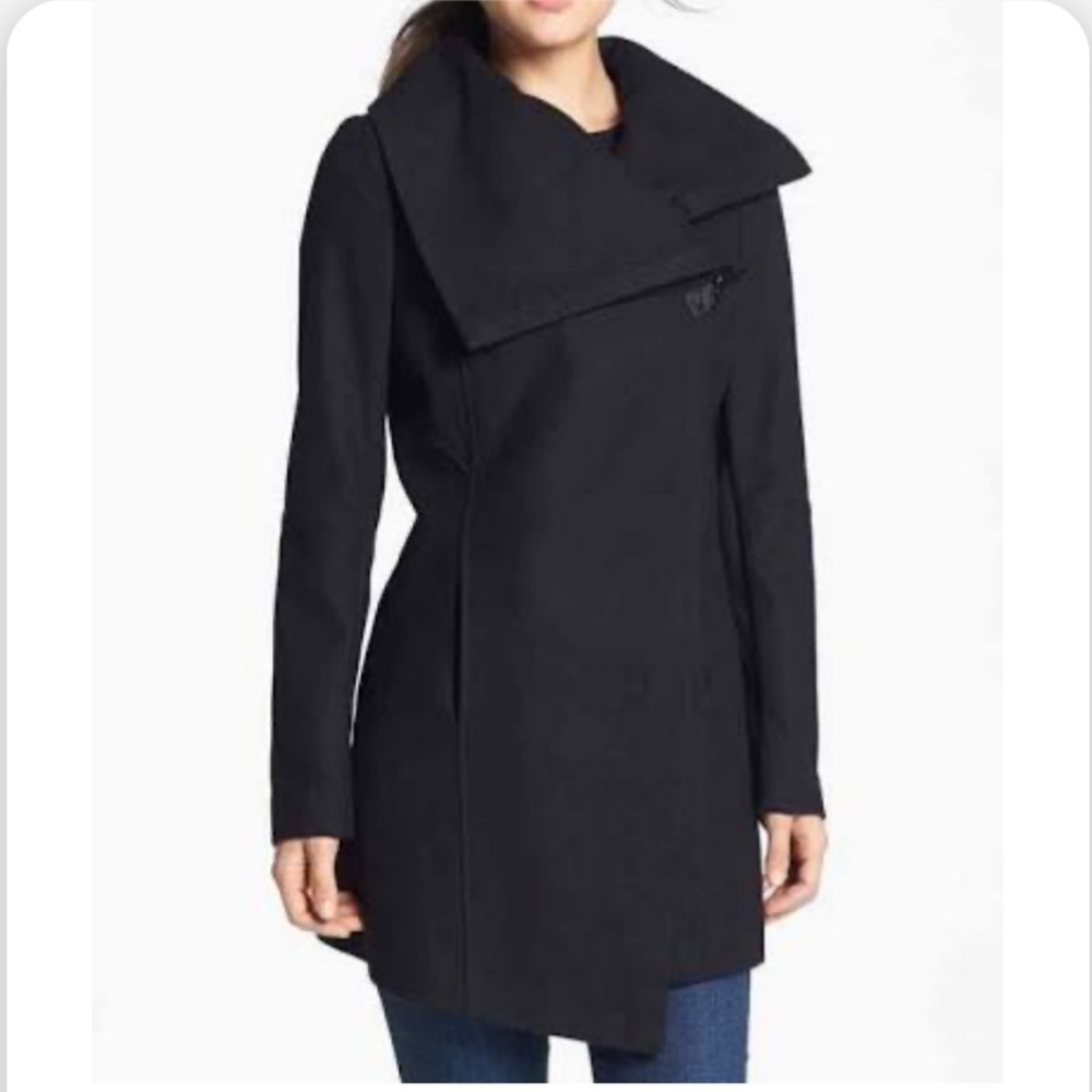 Sam Edelman Asymmetrical Wool Coat | Size L